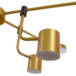 Світильник стельовий Brille підвісний BR-01 622S/12 LED 84W WW+NW+CW BK/G - мініатюра 4