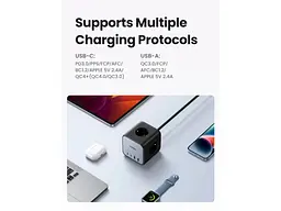 Мережевий зарядний пристрій UGREEN CD268 DigiNest Cube 65 W (60113) - мініатюра 7