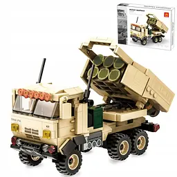 Конструктор Wange Ракетна установка M142 HIMARS 3511 військова техніка хаймарс , 443 деталі - мініатюра 5