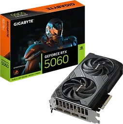Відеокарта GeForce RTX 5060 8GB Gigabyte WindForce (GV-N5060WF2-8GD)