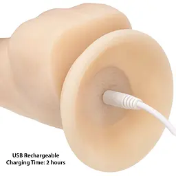 Фалоімітатор з вібрацією Addiction Naked James 8 Rotating & Vibrating Dong - мініатюра 6