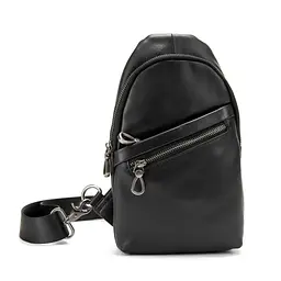 Сумка-слінг чорна чоловіча Tiding Bag 10031A - мініатюра 2