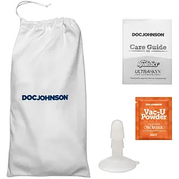 Фалоімітатор Doc Johnson The Realistic Cock ULTRASKYN 8 Inch, 21 см - мініатюра 7