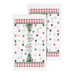 Подарунковий набір рушничків в коробці Ardesto Christmas Tree 38х63см, 2шт, 100% бавовна (ART3863HTB) - мініатюра 2