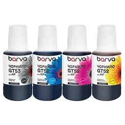 Комплект чорнил HP GT53/GT52, Black / Cyan / Magenta / Yellow, 4x135 мл Barva teh0027549