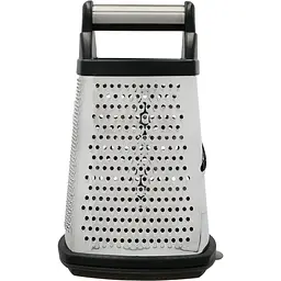 Тертка чотирьохстороння KitchenAid Universal з контейнером чорна (KQG300OSOBE) - мініатюра 2
