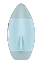 Вакуумний стимулятор клітора з вібрацією Satisfyer Mission Control блакитний - мініатюра 3