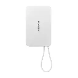 Батарея універсальна Ugreen 10000mAh 30W 1xUSB-C + 15W Magnetic Wireless + cable USB-C white (75983B) - мініатюра 4