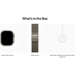 Смарт-годинник Apple Watch Ultra 3 49mm Natural Titanium Case with Natural Titanium Milanese Loop Large (MF0E4) [145348] - мініатюра 4