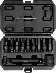 Набір ударних насадок TORX, HEX 1/2", 3/4" Yato, 12 шт
