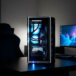 Корпус Zalman P60 Tempered Glass без БЖ Black (P60BLACK) - мініатюра 3