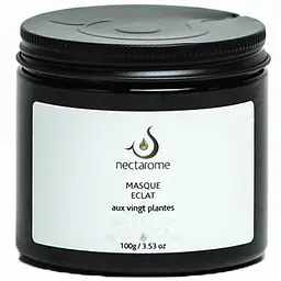 Маска для обличчя Сяяння з двадцяти трав Nectarome Masque éclat (avec 20 plantes) 100 г - мініатюра 3