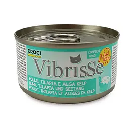 Консервований корм для котів з куркою та талапією Croci Vibrisse Menu 70 гр