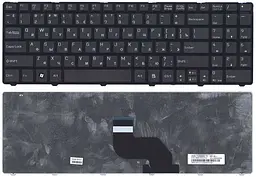 Клавіатура для ноутбука MSI (CR640, CX640) Чорна, (Чорна рамка) - мініатюра 3