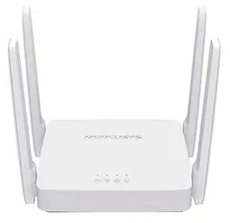 Роутер Mercusys AC10 Wi-Fi 802.11b/g/a/n/ac, 2x10/100M LAN, 1x10/100 WAN, 4 зовнішні антени
