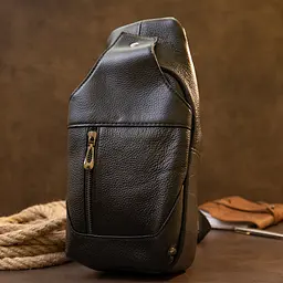 Чоловіча шкіряна сумка Vintage 16,5х31,5х6,3 см sum0013944 - мініатюра 5
