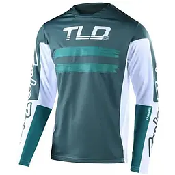 Велоджерсі Troy Lee Designs Sprint Jersey Marker Mat Mint-White S (1106-323508002)