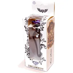 Анальна пробка Boss Of Toys Boss Series - Jewellery Dark Silver Butt Plug Purple, BS6400061, Срібний / Фіолетовий - мініатюра 4