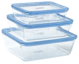 Форма з кришкою Pyrex Pure Glass, 24x19x8 см (2.6 л) - мініатюра 3