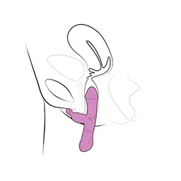 Вібратор-кролик Adrien Lastic Ares 2.0 з петелькою для пальця, що перезаряджається - мініатюра 4