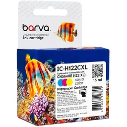 Картридж Barva HP 122XL color/CH564HE 13 мл (IC-H122CXL)