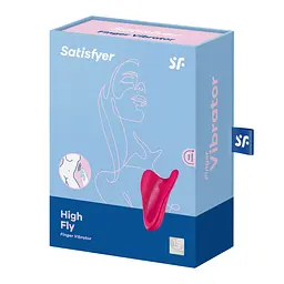 Вібратор на палець Satisfyer High Fly Red - мініатюра 6