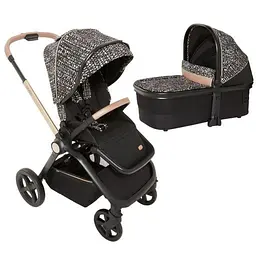 Коляска 2 в 1 Chicco Mysa Glam Dew Re-Lux, чорна (87026.71.01)