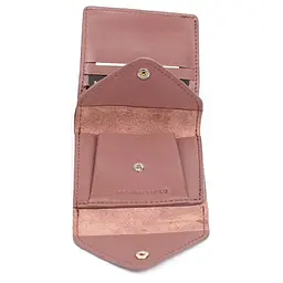 Шкіряне портмоне пудрове GRANDE PELLE 11.5х9х1.5 см acs0032094 - мініатюра 5
