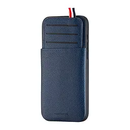 Чохол Jinduka Leather Pocket iPhone 15 Pro Max Blue - мініатюра 4