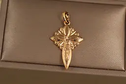 Хрестик Xuping Jewelry Осяяння 3 см золотистий