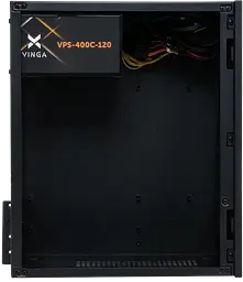 Корпус Vinga CS320B 400W Black - мініатюра 3