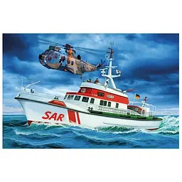 Збірна модель Revell Катер Arkona та вертоліт Sea King mk 41 рівень 4 масштаб 1:72, 311 деталей (RVL-05683) - мініатюра 16