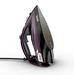 Праска TEFAL Ultimate Pure FV9835E0, 3000 Вт, 240 г/хв, 350 мл, підошва Durilium, чорно-бордовий - мініатюра 5