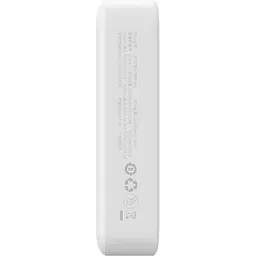 Зовнішній акумулятор Baseus Magnetic Mini 20W 20000 mAh White (PPCX150002) [113529] - мініатюра 6