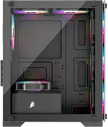 Корпус 1stPlayer X2-M-BK-4F7 ARGB Black - мініатюра 4