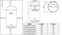Водонагрівач Tesy Modeco Cloud GCV 504716D C22 ECW (6999413) - мініатюра 6