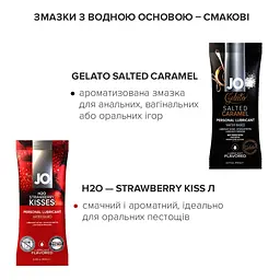 Набір із 8 видів змазок System JO Beginner's Luck по 10 мл на водній, силіконовій та гібридній основ - мініатюра 4