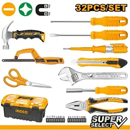 Набір ручного інструменту Ingco Super Select 32 предмета (HKTHP10321) - мініатюра 2