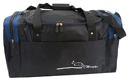 Дорожня сумка Wallaby 430-2 60L Чорна із синім