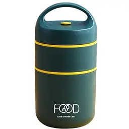 Термос для їжі ланчбокс FOOD харчовий термос з контейнером 0.68 л