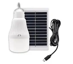 Ліхтар акумуляторна лампа CcLamp CL-022 LED сонячна панель 10 Вт - мініатюра 6