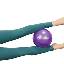 Мяч для пилатеса EasyFit EF-1221, 25 см, фиолетовый - миниатюра 3