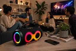 Колонка Charce 6 LED Bluetooth / Акустика 50Вт - мініатюра 4