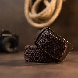 Чоловічий текстильний ремінь Vintage 115х3,4 см acs0018128 - мініатюра 7