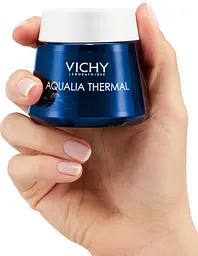 Нічний СПА крем-гель Vichy Aqualia Thermal для глибокого зволоження шкіри обличчя 75 мл - мініатюра 10