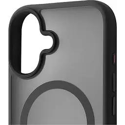 Чохол WAVE Matte Insane Magnetic Ring with MagSafe для Apple iPhone 16 Black [116342] - мініатюра 4