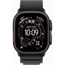 Смарт-годинник Apple Watch Ultra 3 GPS + Cellular 49mm Black Titanium Case with Black Alpine Loop - Small (MF0Q4QP/A) - мініатюра 2