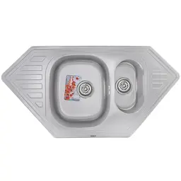 Кухонна мийка Haiba 100x50 satin HB0524, Нержавіюча сталь