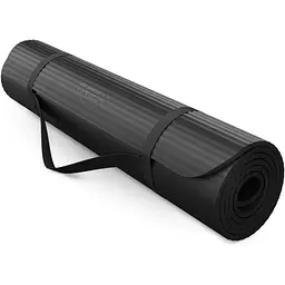 Коврик для йоги Trex Sport TX-019NGM NBR 1см 190х80 чорний