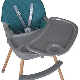 Стільчик для годування LUMI ME 1111 Teal екошкіра - мініатюра 6